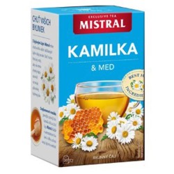 Čaj MISTRAL bylinný kamilka, med HB 30 g Čaj MISTRAL bylinný kamilka, med HB 30 g
