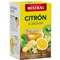 Čaj MISTRAL ovocný Citrón a zázvor HB 40 g Čaj MISTRAL ovocný Citrón a zázvor HB 40 g