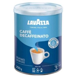Káva LAVAZZA DEK bezkofeinová, mletá, dóza, 250 g Káva LAVAZZA DEK bezkofeinová, mletá, dóza, 250 g