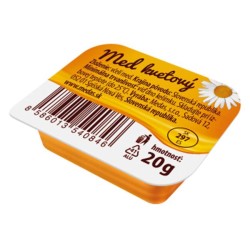 Med včelí kvetový vo vaničkách 60 x 20 g Med včelí kvetový vo vaničkách 60 x 20 g