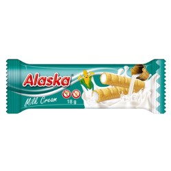 Trubičky Alaska plnené mliečným krémom 18 g Trubičky Alaska plnené mliečným krémom 18 g