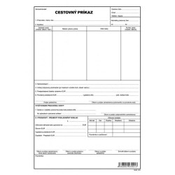 Cestovný príkaz, A4, 1000 listov Cestovný príkaz, A4, 1000 listov