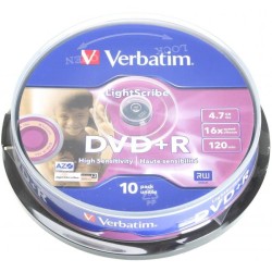 Verbatim DVD+R 16x cake10 Verbatim DVD+R 16x cake10