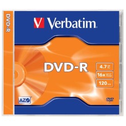Verbatim DVD-R 16x klas.obal 