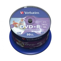 Verbatim DVD+R 16x 4,7GB cake 50 ks Verbatim DVD+R 16x 4,7GB cake 50 ks