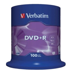 Verbatim DVD+R 16x 4,7GB cake 100 ks Verbatim DVD+R 16x 4,7GB cake 100 ks