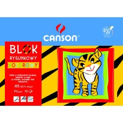 Farebný papier A3, mix 10 farieb, 80g `Škola` Farebný papier A3, mix 10 farieb, 80g `Škola`